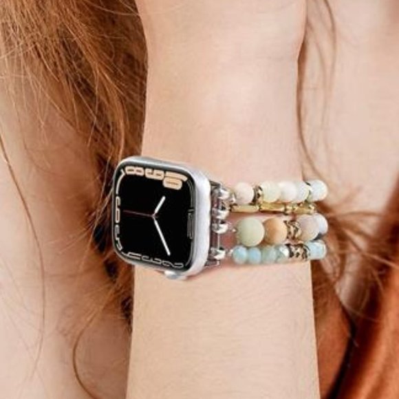 NEW Crystal Beaded Boho Apple Watch Band